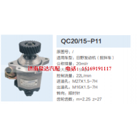 QC20/15-P11,动力转向齿轮泵,济南泉达汽配有限公司