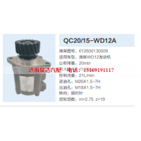 潍柴WD12发动机齿轮泵转向泵助力泵液压油泵