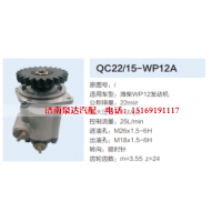 QC22/15-WP12A,转向助力泵,济南泉达汽配有限公司