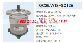 QC25/W18-SC12E,转向助力泵,济南泉达汽配有限公司