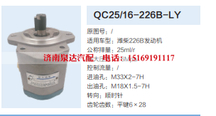 QC25/16-226B-LY,转向助力泵,济南泉达汽配有限公司