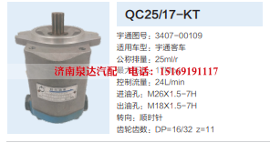 QC25/17-KT,转向助力泵,济南泉达汽配有限公司