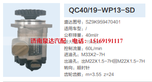SZ9K959470401,转向助力泵,济南泉达汽配有限公司