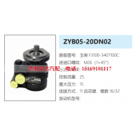 ZYB05-20DN02玉柴发动机方向助力泵动力转向泵液压泵