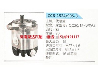 QC20-15-WP6J,轉向助力泵,濟南泉達汽配有限公司