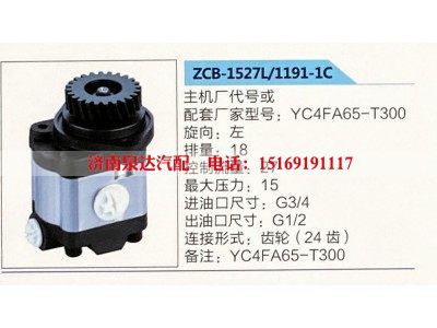 YC4FA65-T300,转向助力泵,济南泉达汽配有限公司