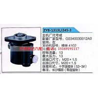 转向助力泵，助力泵，液压泵，叶片泵ZYB-1313L-245-3，G0340030012A0