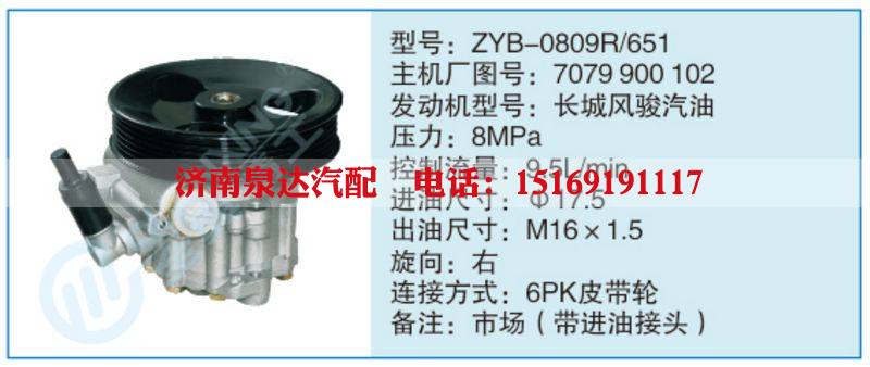 ZYB-0809R-651,7079900102,,济南泉达汽配有限公司