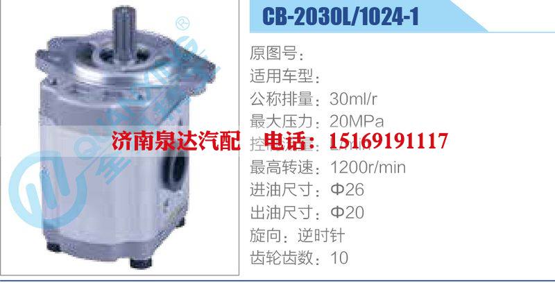CB-2030L-1024-1齒輪泵/CB-2030L-1024-1