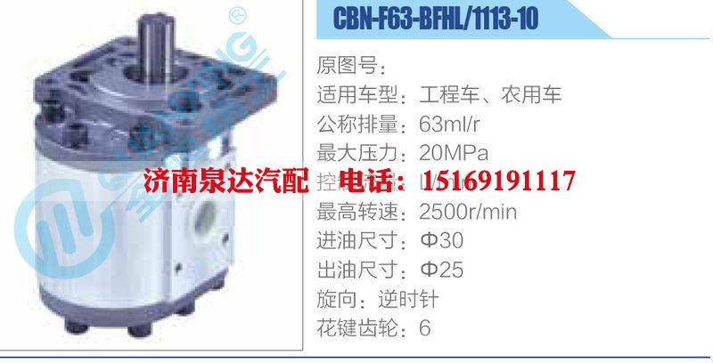 CBN-F63-BFHL-1113-10,工程車、農(nóng)用車齒輪泵/CBN-F63-BFHL-1113-10,工程車、農(nóng)用車