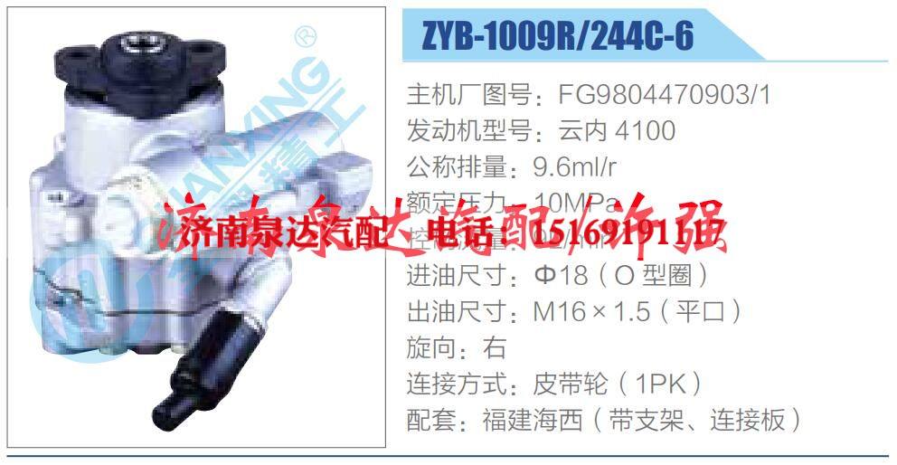 轉向液壓油泵總成/轉向泵總成/助力泵總成