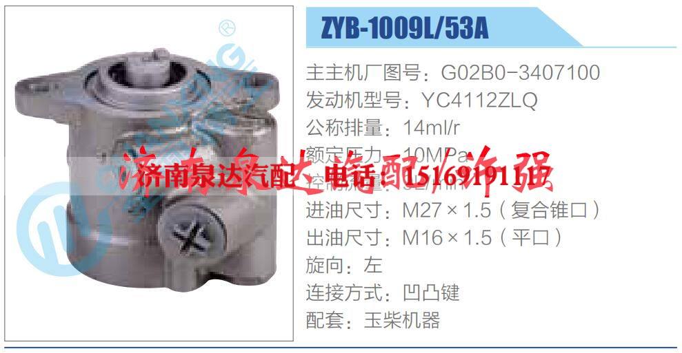 轉(zhuǎn)向液壓油泵總成/轉(zhuǎn)向泵總成/助力泵總成