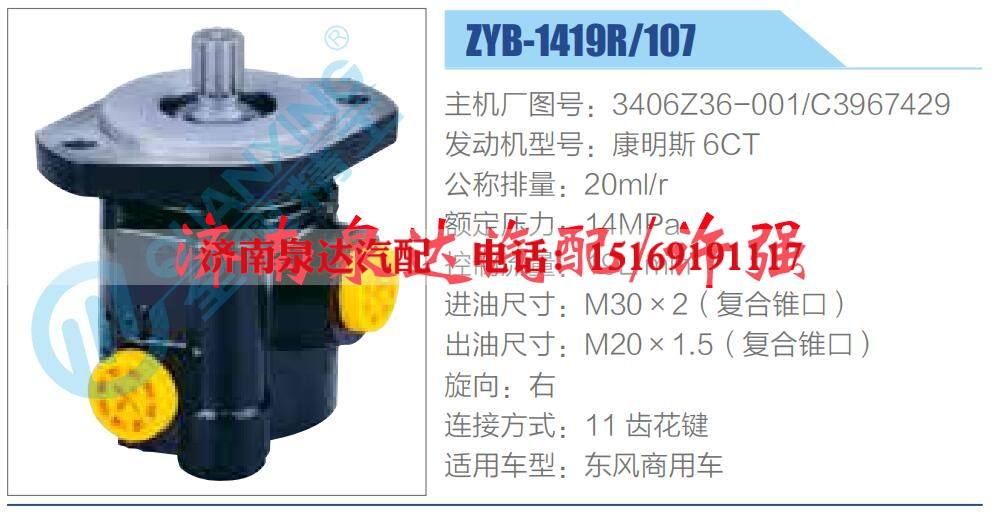 转向液压油泵总成/转向泵总成/助力泵总成