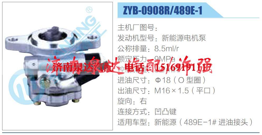转向液压油泵总成/转向泵总成/助力泵总成