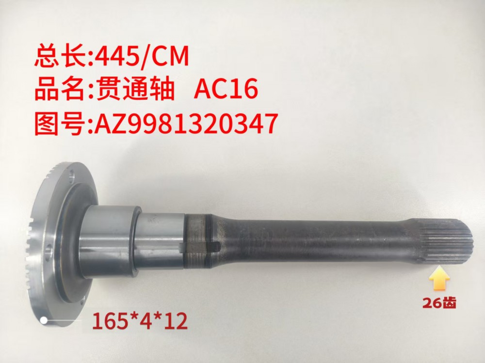 贯通轴 AC16  445/CM 165*4*12