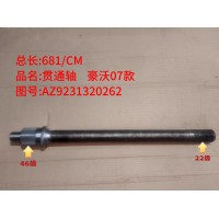 贯通轴 豪沃07款  681/CM