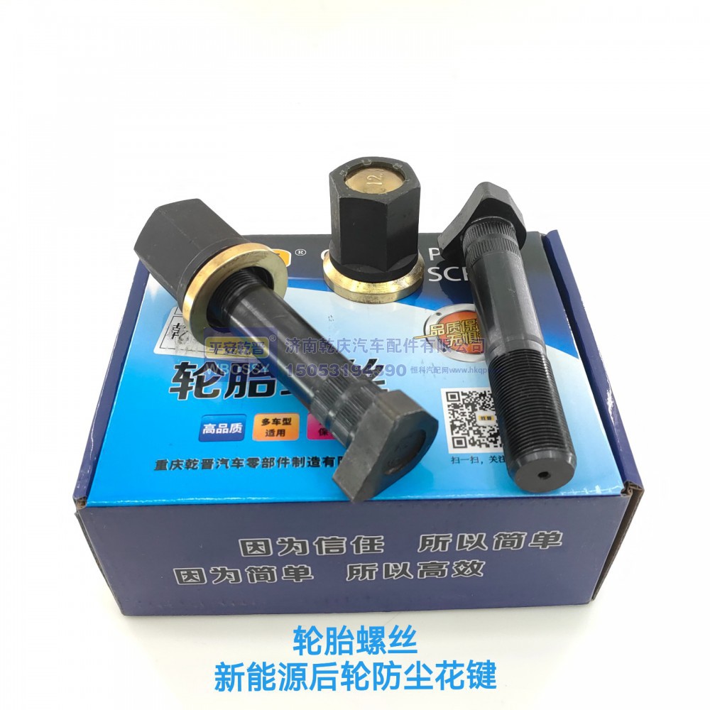 ,轮胎螺丝新能源后轮防尘花键,济南乾庆汽车配件有限公司
