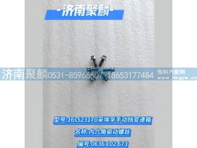 0636 102 673,内六角驱动螺栓,济南聚麟汽车销售服务有限公司