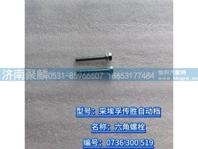 0736 300 519,六角螺栓,濟(jì)南聚麟汽車銷售服務(wù)有限公司
