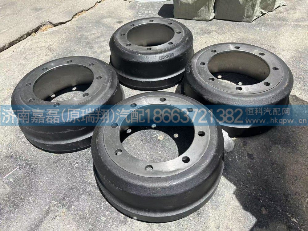 35J-01075,一汽轻卡制动鼓,济南嘉磊汽车配件有限公司(原济南瑞翔)