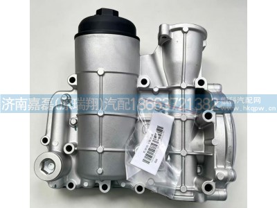 1001995518,潍柴P8机油冷却器,济南嘉磊汽车配件有限公司(原济南瑞翔)