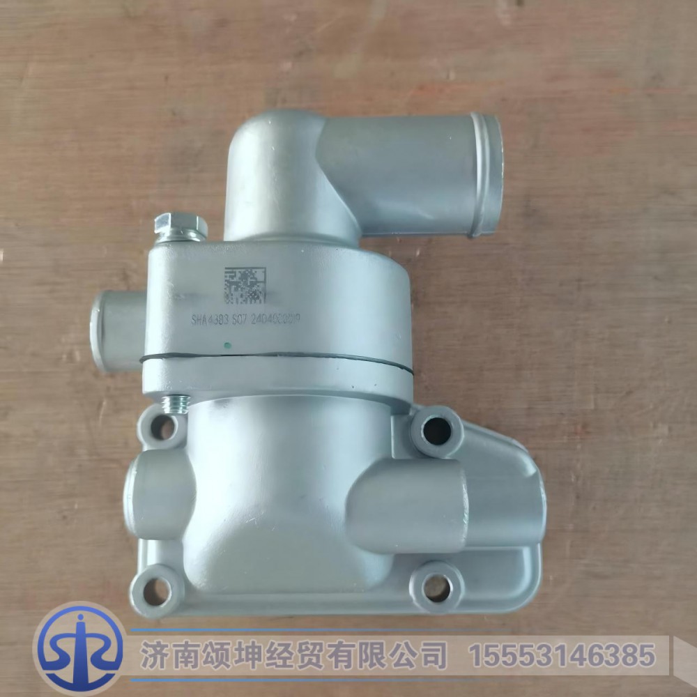 SHA4383,YN27缸盖前盖板和节温器部件（国四）,济南颂坤经贸有限公司