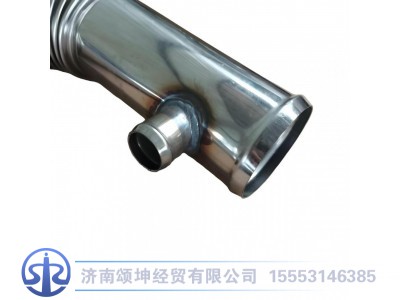WG9925533060,散热器出水钢管总成,济南颂坤经贸有限公司