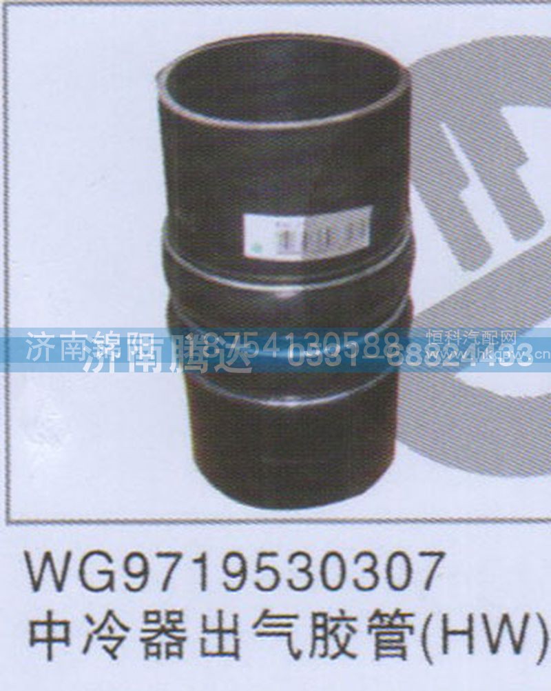 WG9719530307中冷器出气胶管HW