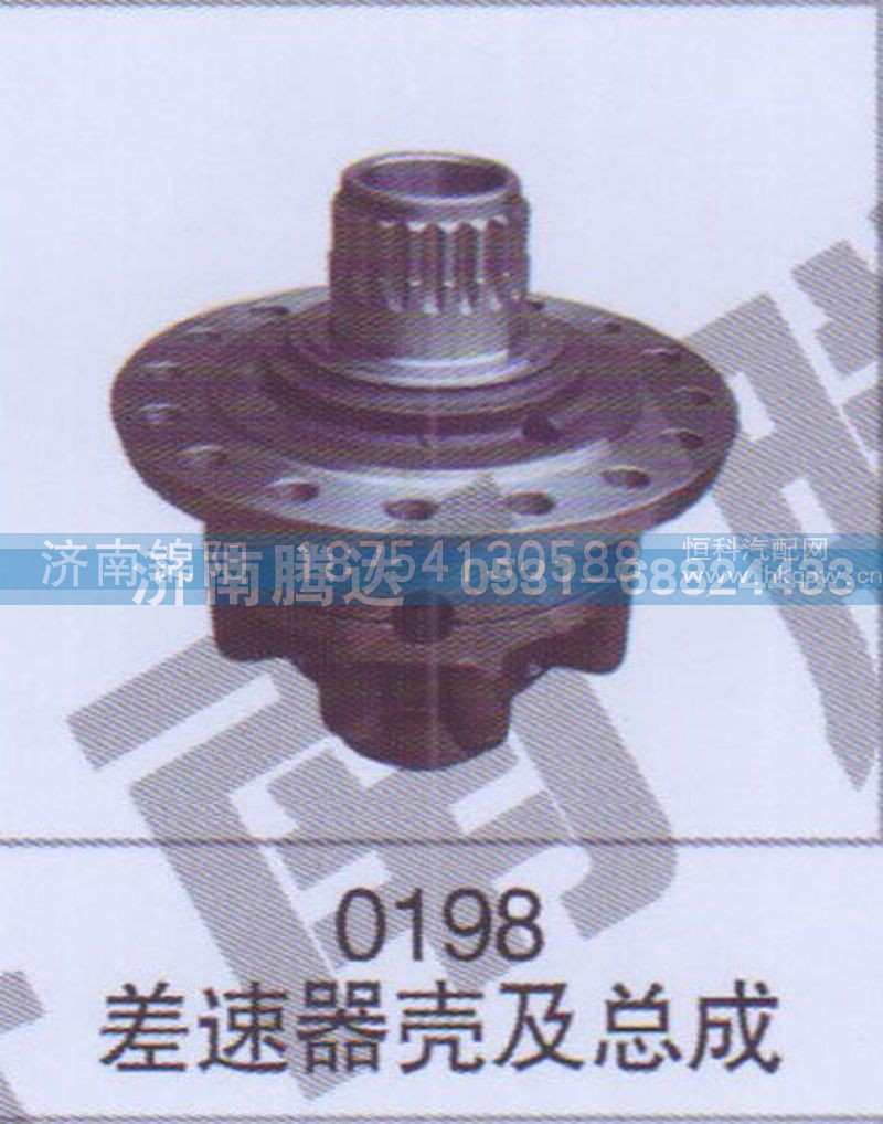 0198差速器壳及总成