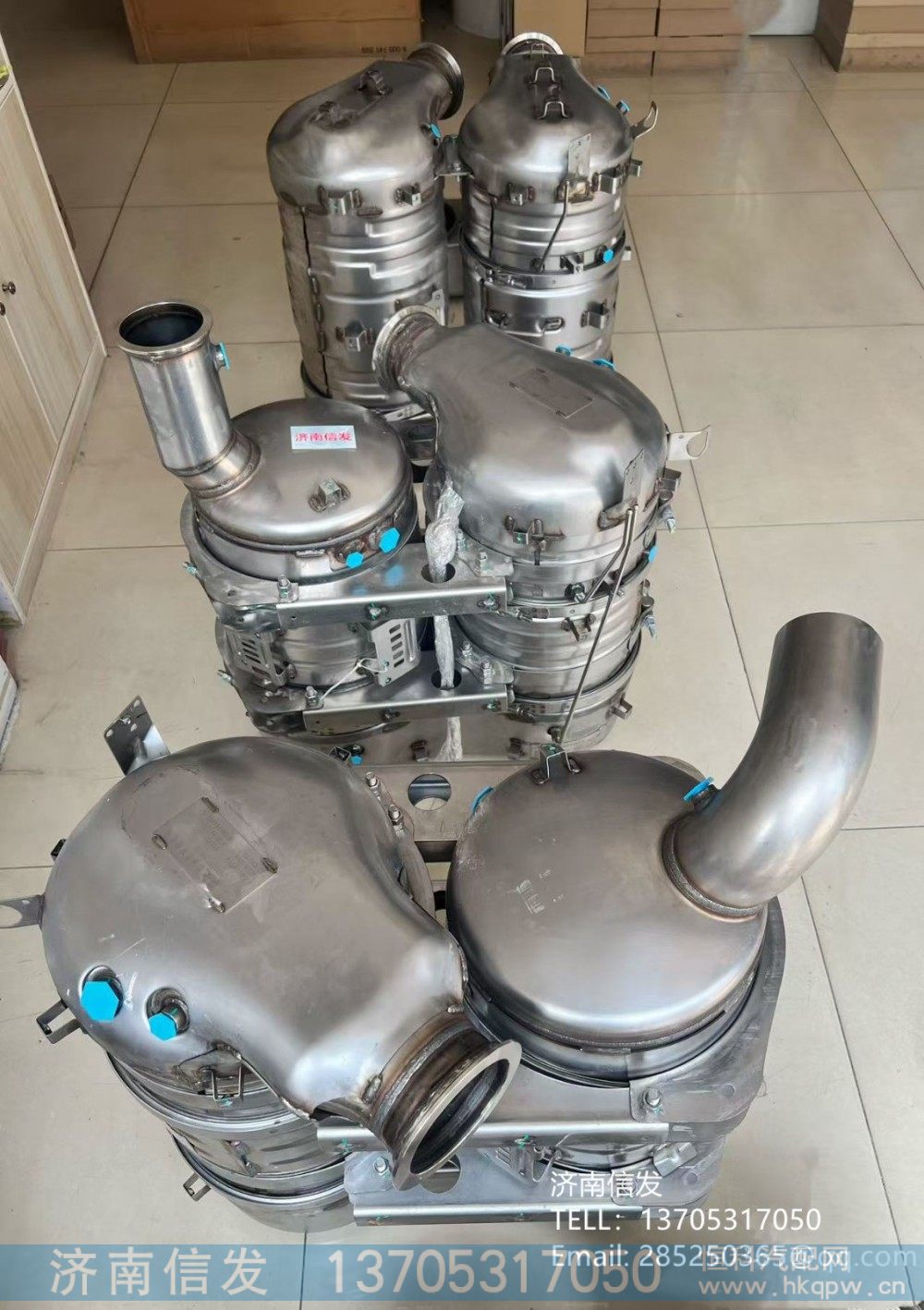 AZ9925547035,AZ9925547035重汽油田车用消声器,济南信发汽车配件有限公司