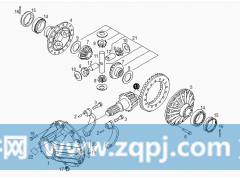 810-6595/6596/6597/6598,盆角齿（后桥）,济南泉联重卡欧系配件销售中心