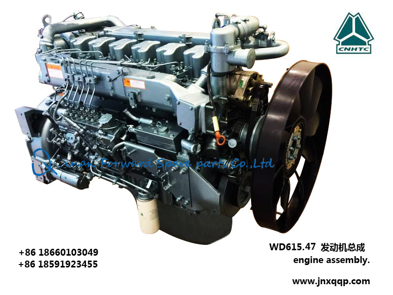 WD615.47    Forward 发动机   Engine assembly/WD615.47 371HP