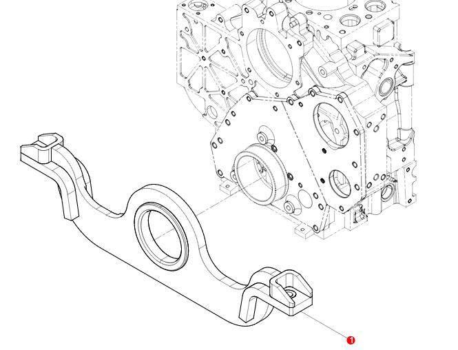 612600012752,engine front support,济南向前汽车配件有限公司