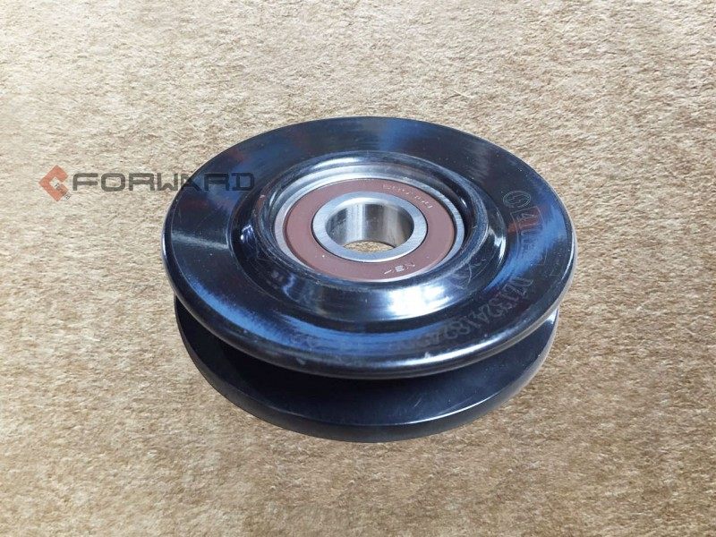 DZ13241824207,Tensioning wheel (with bearing),济南向前汽车配件有限公司