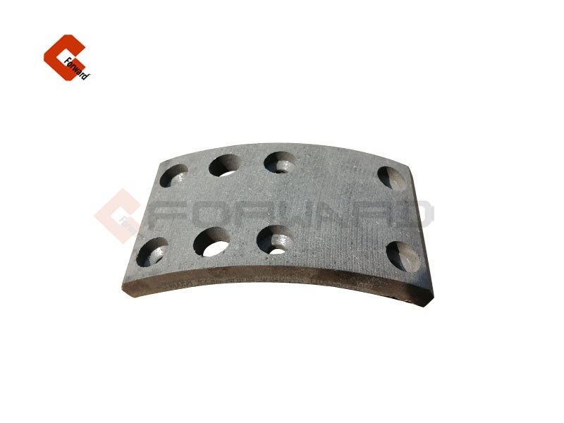 LG341-3502122,Friction plate for rear brake shoes,济南向前汽车配件有限公司