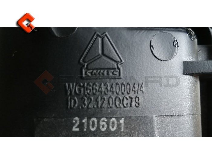 WG1664340004,Handle assembly, left door,济南向前汽车配件有限公司