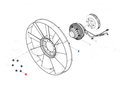 612600061719,Lock nut,济南向前汽车配件有限公司