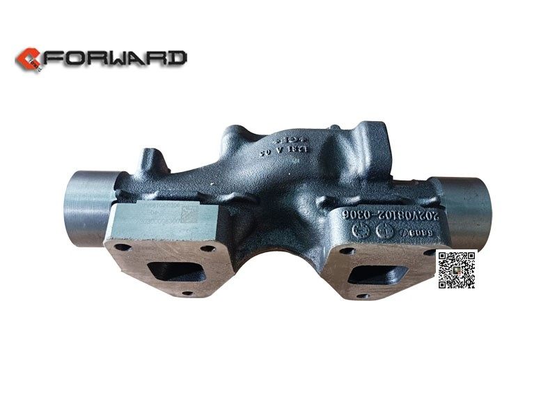 202V08102-0306,Middle exhaust manifold,济南向前汽车配件有限公司