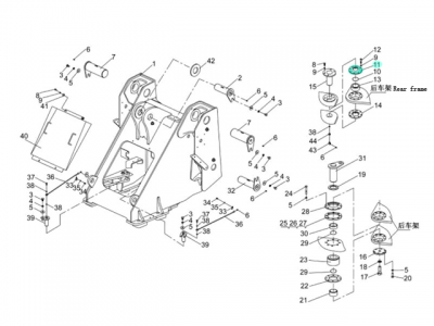 250300136,Upper flange,济南向前汽车配件有限公司