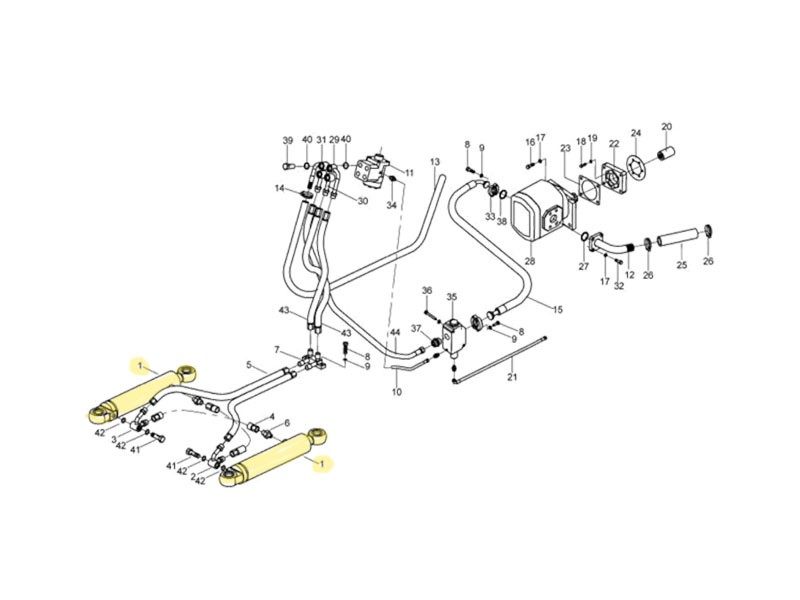 860118138,Steering cylinder repair kit,济南向前汽车配件有限公司