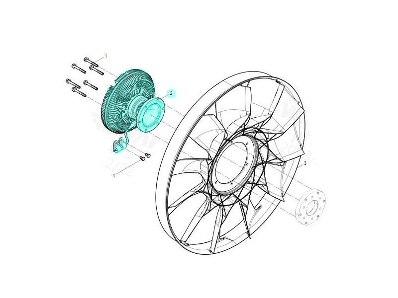 612600062253,Fan clutch,济南向前汽车配件有限公司