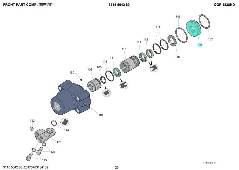 3115 5340 20,Stop ring,济南向前汽车配件有限公司