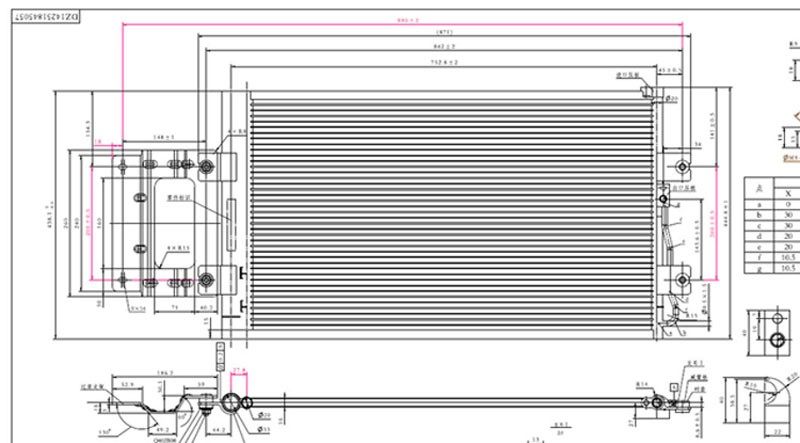 DZ14251845057,Condenser assy,济南向前汽车配件有限公司