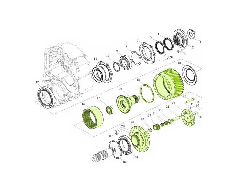 L903028100,Intershaft differential assembly,济南向前汽车配件有限公司