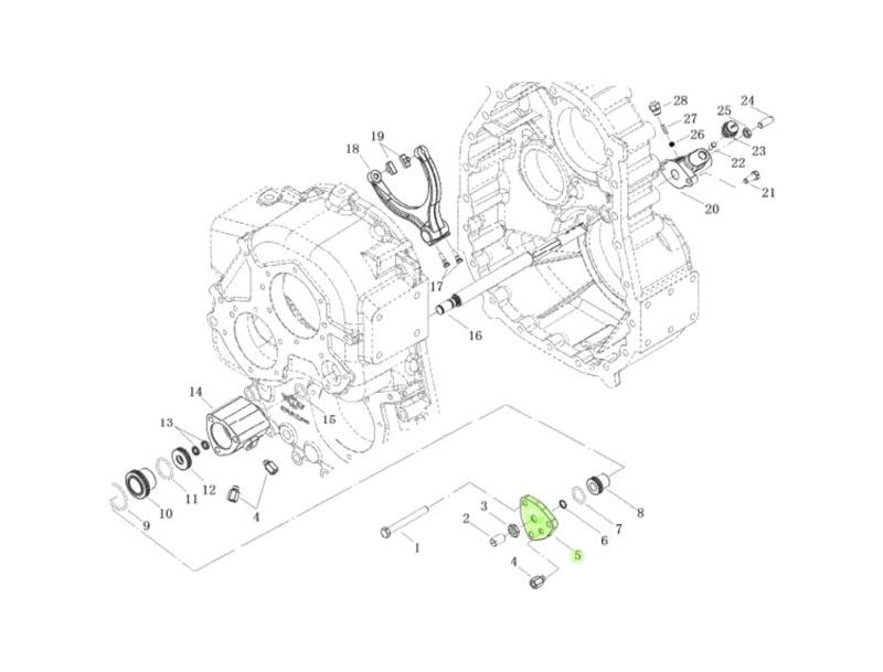 L9130101A0,Shift cylinder end cap,济南向前汽车配件有限公司