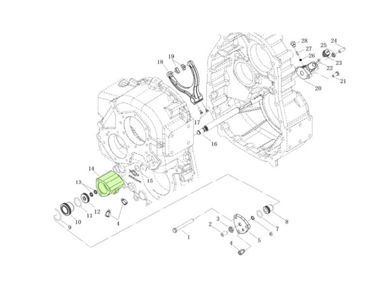 L9130201A0,Shift cylinder,济南向前汽车配件有限公司