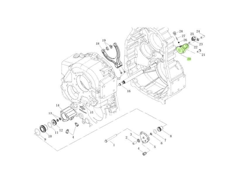 2000-408X,Cylinder tail cap,济南向前汽车配件有限公司