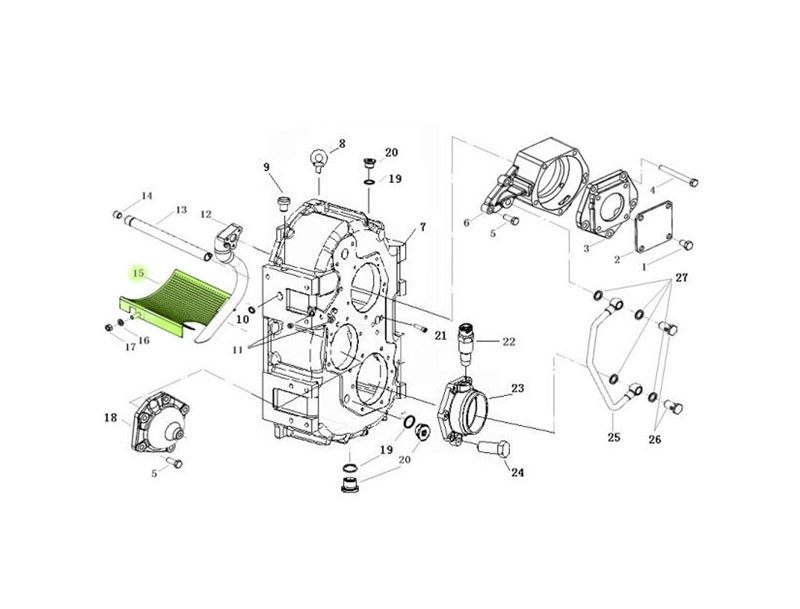 B913110100,Oil filter plate,济南向前汽车配件有限公司