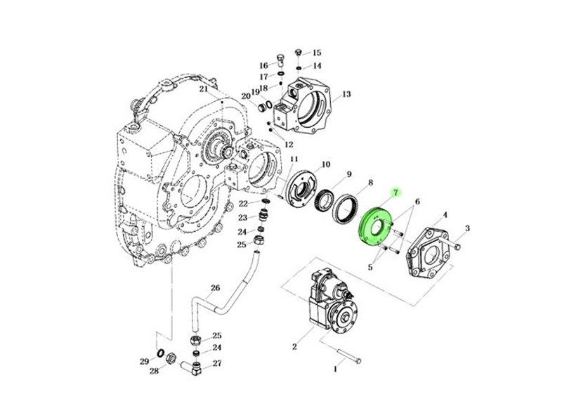 L903050100,Oil pump housing,济南向前汽车配件有限公司