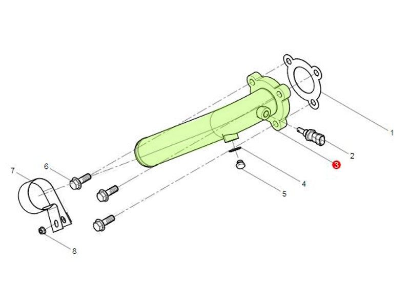 1000356916,Water pipe assembly,济南向前汽车配件有限公司